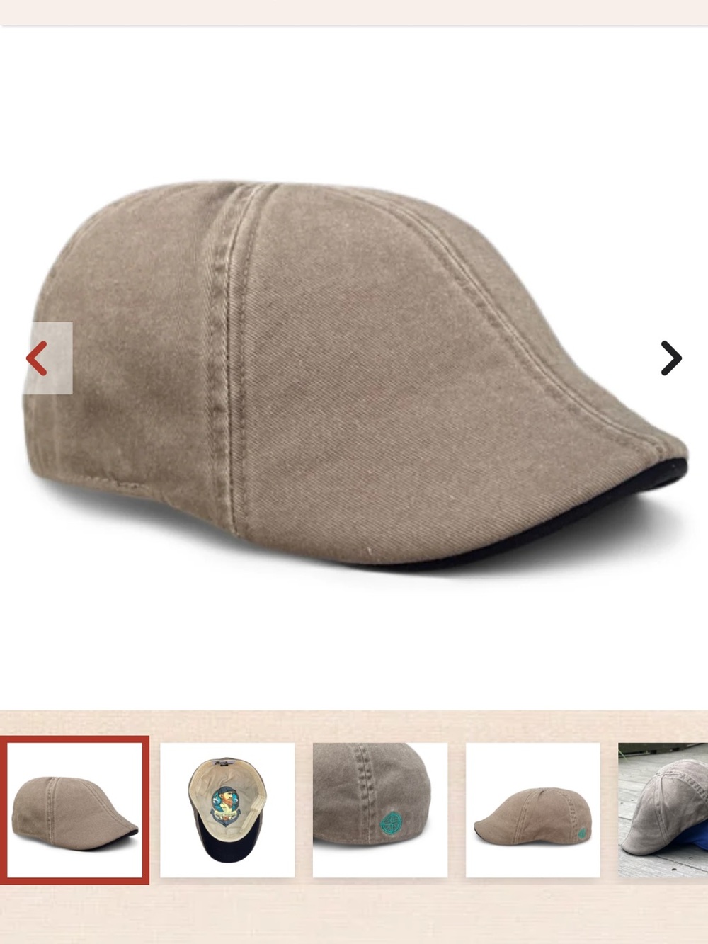 Boston Scally The Sailor Cap with Black Brim